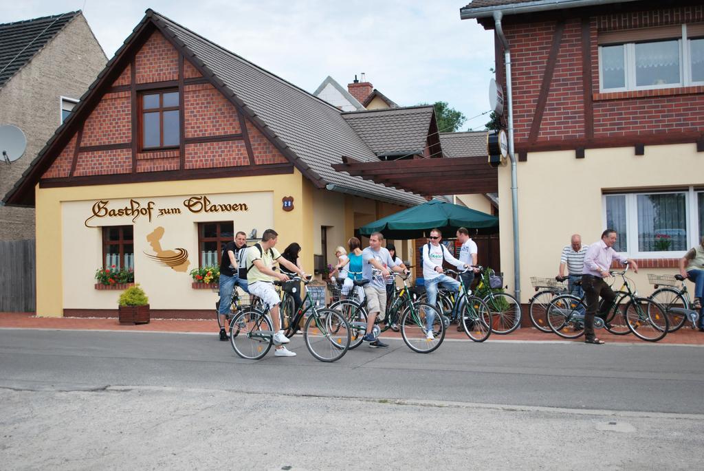 Gasthof Zum Slawen Vetschau Bagian luar foto