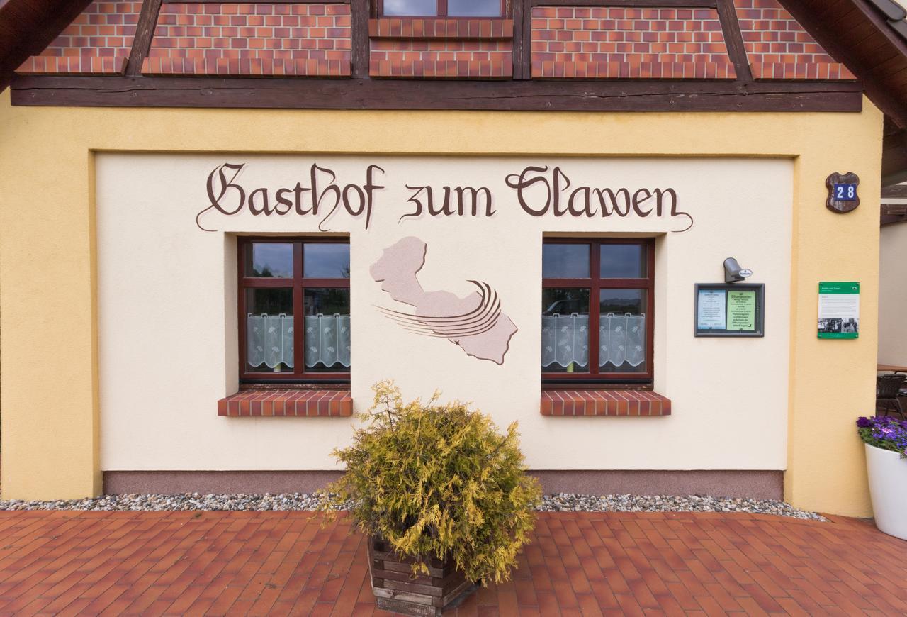 Gasthof Zum Slawen Vetschau Bagian luar foto