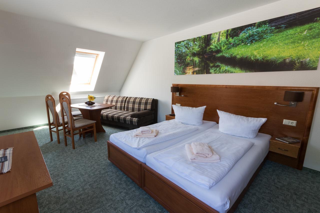 Gasthof Zum Slawen Vetschau Bagian luar foto